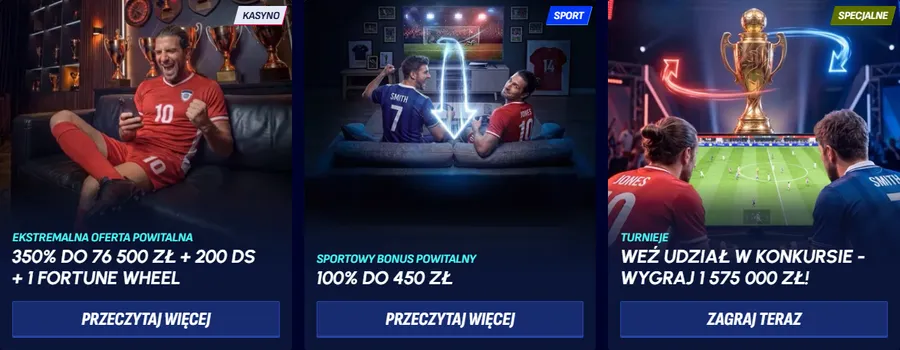 BetScore Casino Online – karty promocji: Ekstremalna Oferta Powitalna 350% do 76 500 zł, Sportowy Bonus Powitalny i konkurs