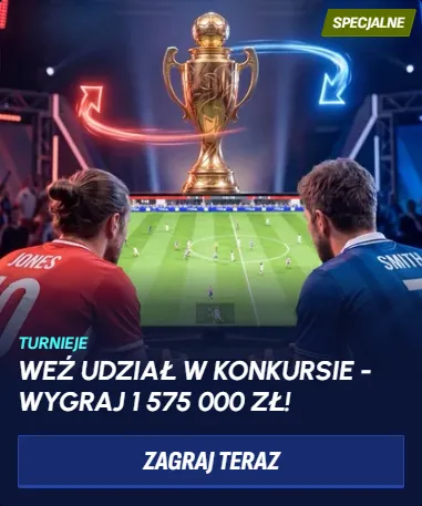 Casino BetScore – karta konkursu z pucharem i boiskiem piłkarskim